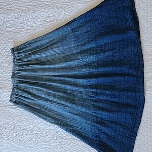 Blue Ombre Women's Skirt (One Size)